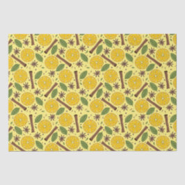 Papel De Seda Navidades de color amarillo picante