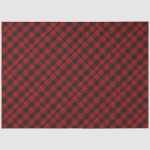 Papel De Seda Navidades de control Red Buffalo Plaid