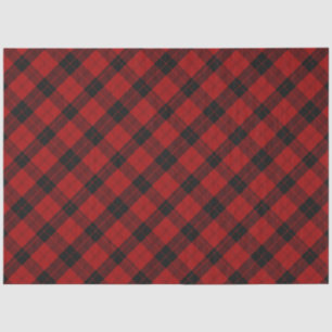 Papel De Seda Navidades de control Red Buffalo Plaid