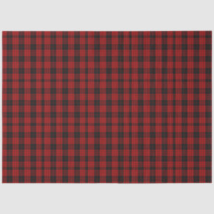 Papel De Seda Navidades de control Red Buffalo Plaid