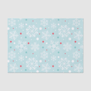 Papel De Seda Navidades de copos de nieve