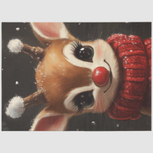 Papel De Seda Navidades de desahucios celebran reno rudolfo