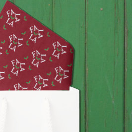 Papel De Seda Navidades de Fa La Festive Holly