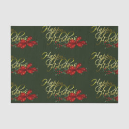 Papel De Seda Navidades de Felices Fiestas