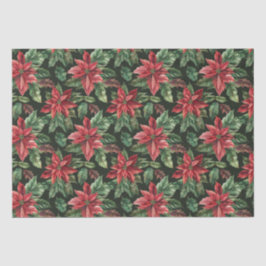 Papel De Seda Navidades de flores de Poinsettia