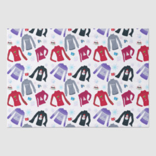 Papel De Seda Navidades De Invierno Dulces Y Chocolates Caliente