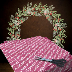 Papel De Seda Navidades de Joyeux Noël