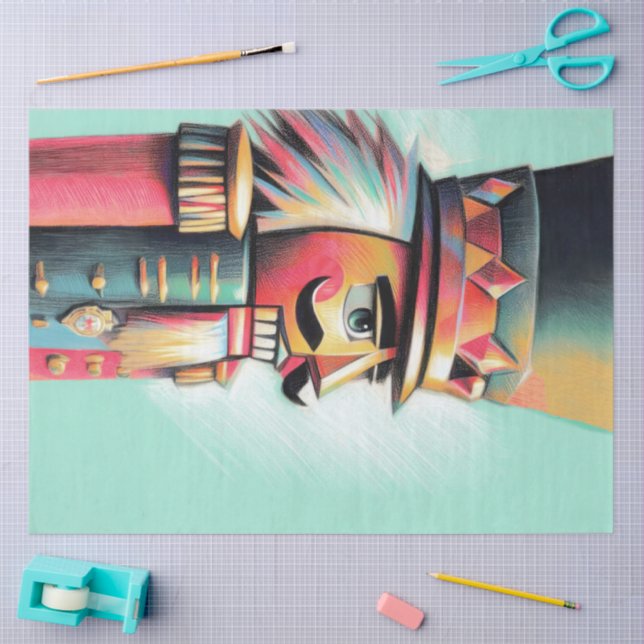 Papel De Seda Navidades de la charla ilustrados Nutcracker (Artesanía)