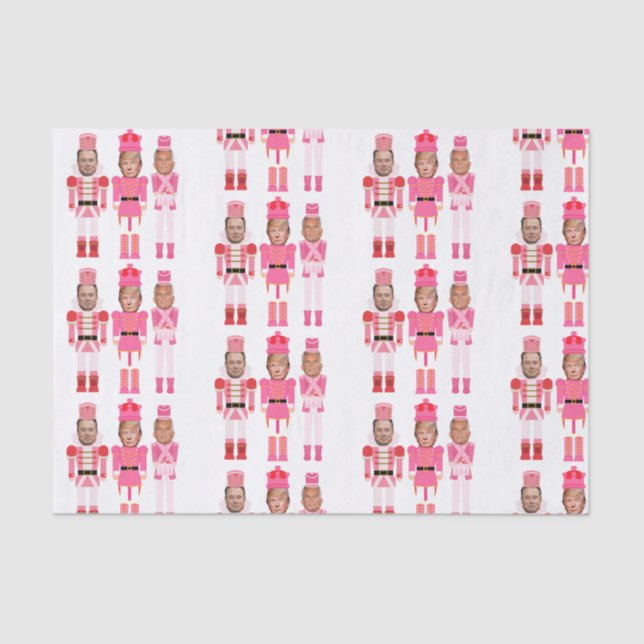 Papel De Seda Navidades de la pedicura Trump Kennedy Musk (Anverso)