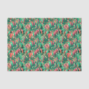 Papel De Seda Navidades de la Playa de Palm Beach Brillantes