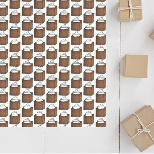 Papel De Seda Navidades de la rebanada de pan de jengibre hacien