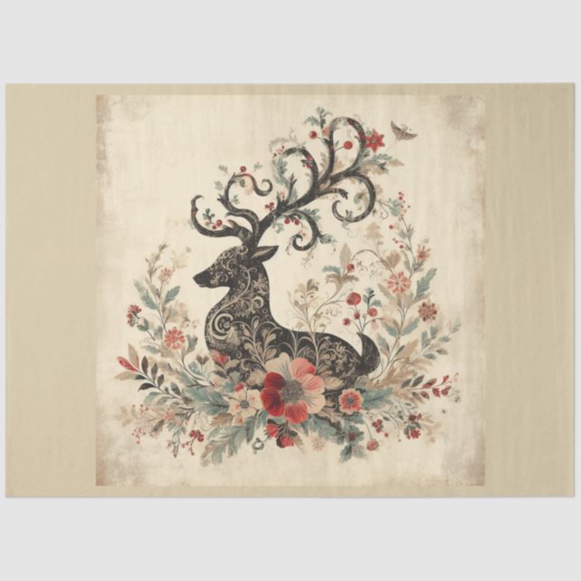 Papel De Seda Navidades de la serie de diseño 24 (Anverso)