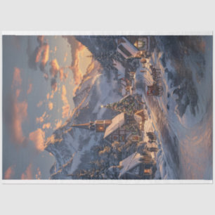 Papel De Seda Navidades de la tierra de las maravillas en el des