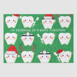 Papel De Seda Navidades de los dientes felices 
