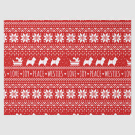 Papel De Seda Navidades de los territorios blancos de las tierra