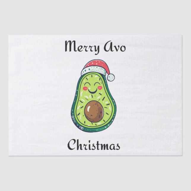 Papel De Seda Navidades de Merry Avo (Anverso)