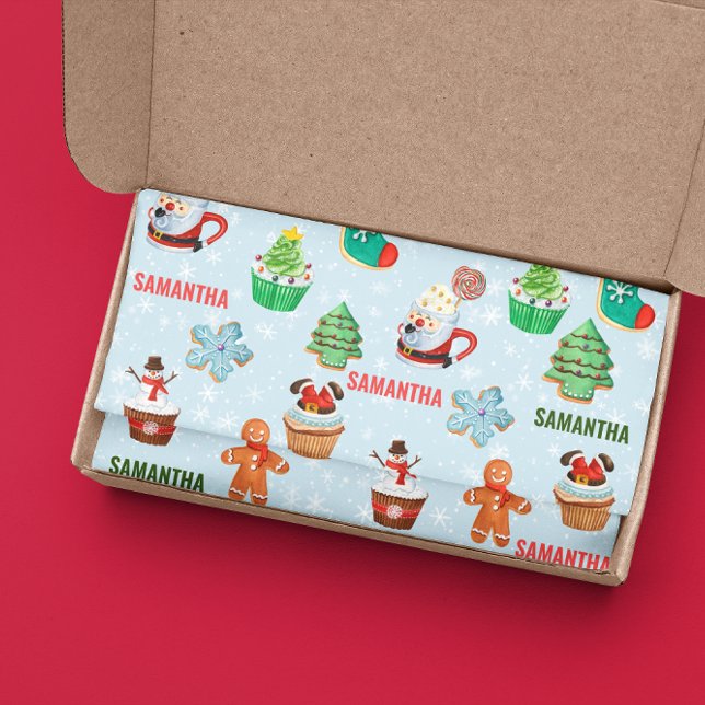 Papel De Seda Navidades de nombres personalizados Galleta de gal (Subido por el creador)