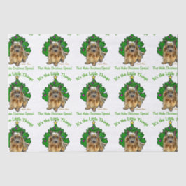 Papel De Seda Navidades de Norwich Terrier
