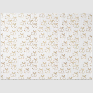 Papel De Seda Navidades de oro campanan Navidades blancos