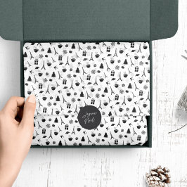 Papel De Seda Navidades de París | Patterado