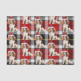 Papel De Seda Navidades de Perro Cavalier King Charles Spaniel
