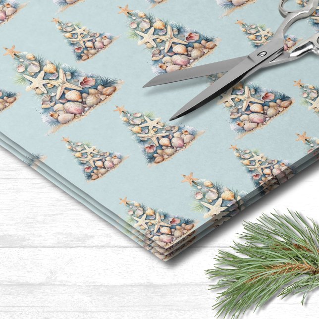 Papel De Seda Navidades de playa (Beach Christmas Tissue Paper)