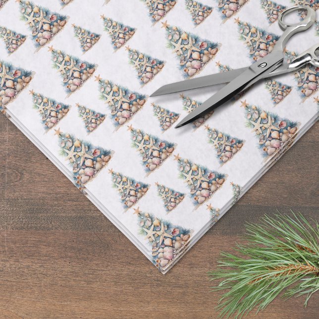 Papel De Seda Navidades de playa (Beach Christmas Tissue Paper)