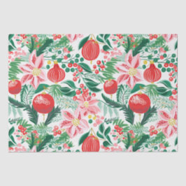 Papel De Seda Navidades de Red Green Retro Florines
