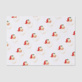 Papel De Seda Navidades de Santa Claus, una cita simple
