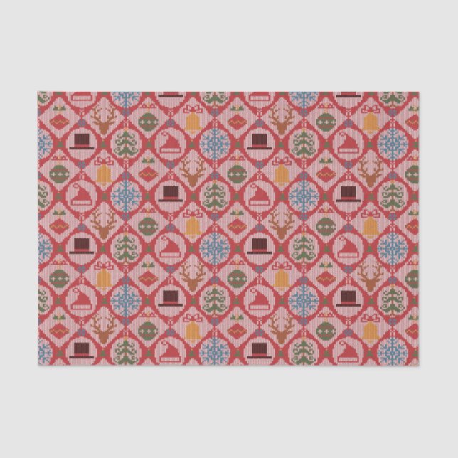 Papel De Seda Navidades de suéter feo (Anverso)