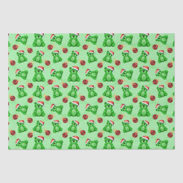 Papel De Seda Navidades de Teddy Bears (Anverso)