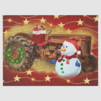 Navidades de Tractores Rojos de Frosty