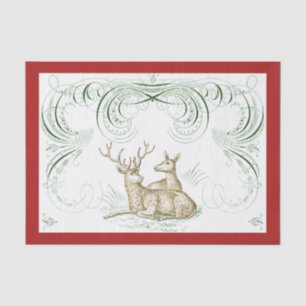 Papel De Seda Navidades Deer