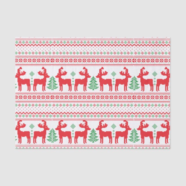Papel De Seda Navidades Deer (Anverso)