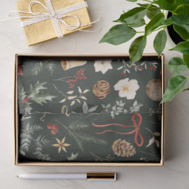 Papel De Seda Navidades del Festival Botánico de Invierno