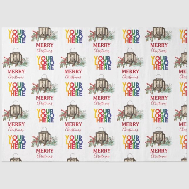 Papel De Seda Navidades del logotipo empresarial ruso (Anverso)