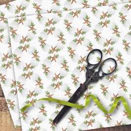 Papel De Seda Navidades del mar de la guirnalda de la playa
