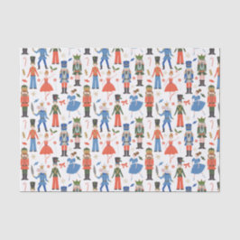 Papel De Seda Navidades del patrón de ballet de pepitas