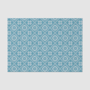 Papel De Seda Navidades del patrón de Knit Blue Fair Isle Sweate