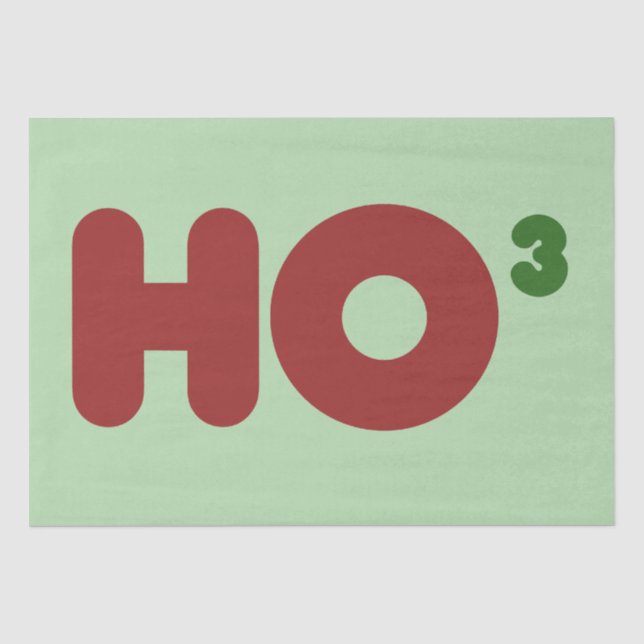 Papel De Seda Navidades divertidos de Ho 3 Nerdy (Anverso)