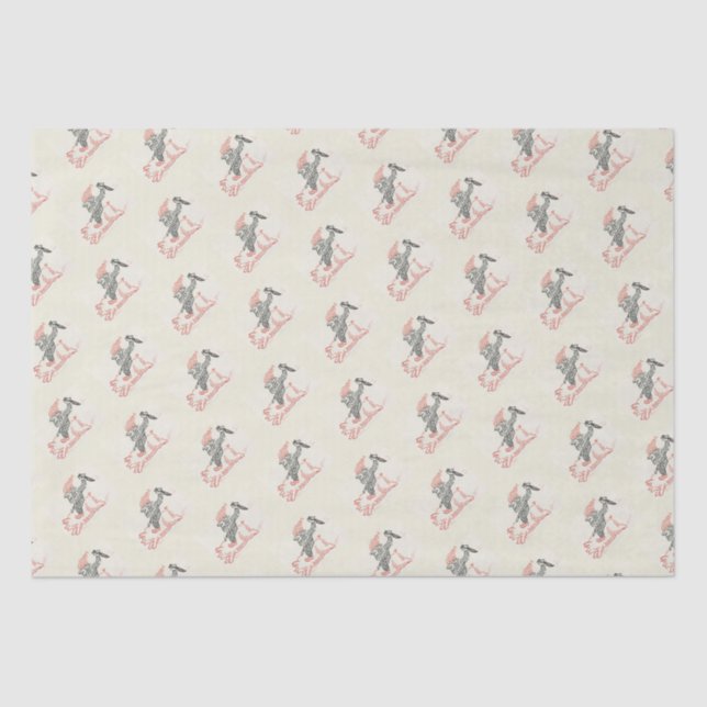 Papel De Seda Navidades divertidos Gnome (Anverso)