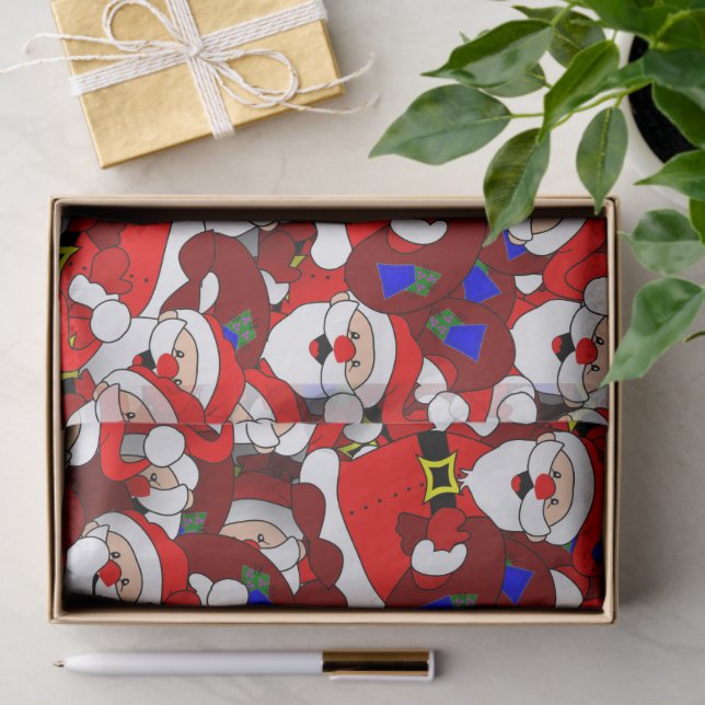 Papel De Seda Navidades divertidos, moderno y caprichoso colegio (Regalo )