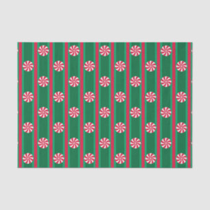 Papel De Seda Navidades divertidos y aficionados Peppermint Cand