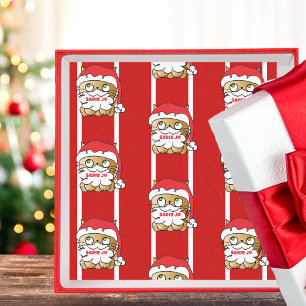 Papel De Seda Navidades divertidos y Personalizados Cat Personal