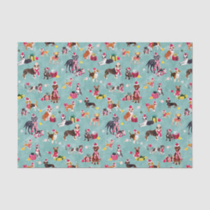 PAPEL DE SEDA NAVIDADES DOG CUTENESS