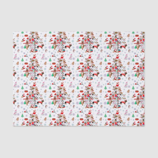 Papel De Seda Navidades Doggie Muy Feliz (Anverso)