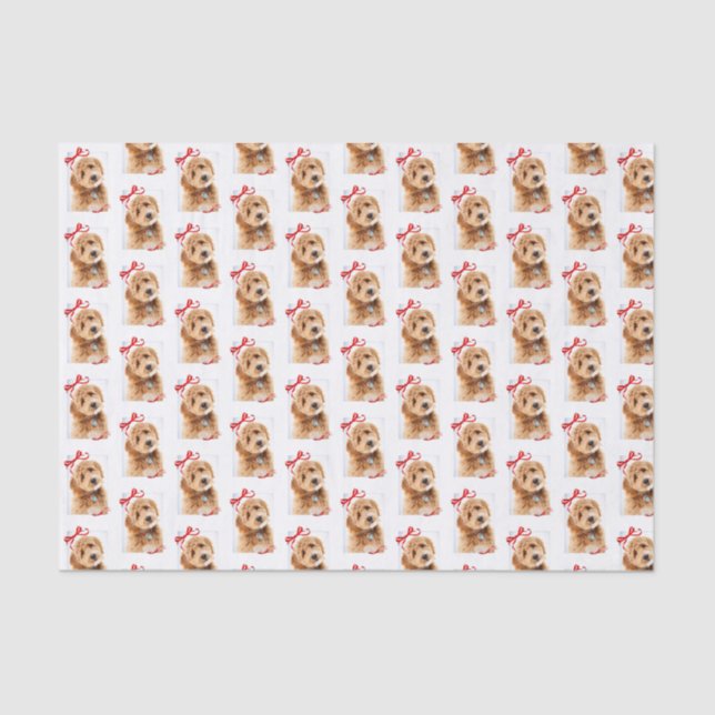 Papel De Seda Navidades Doodle Dog (Anverso)