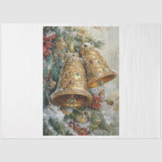 Papel De Seda Navidades dorados Bell