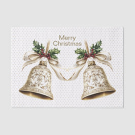 Papel De Seda Navidades dorados doblan brillantes estrellas verd