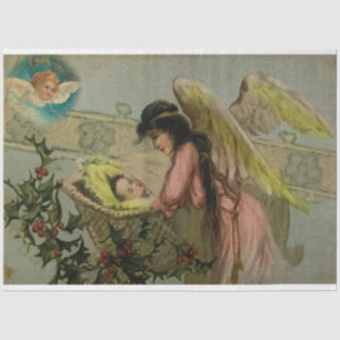 Papel De Seda Navidades durmientes Baby Angel